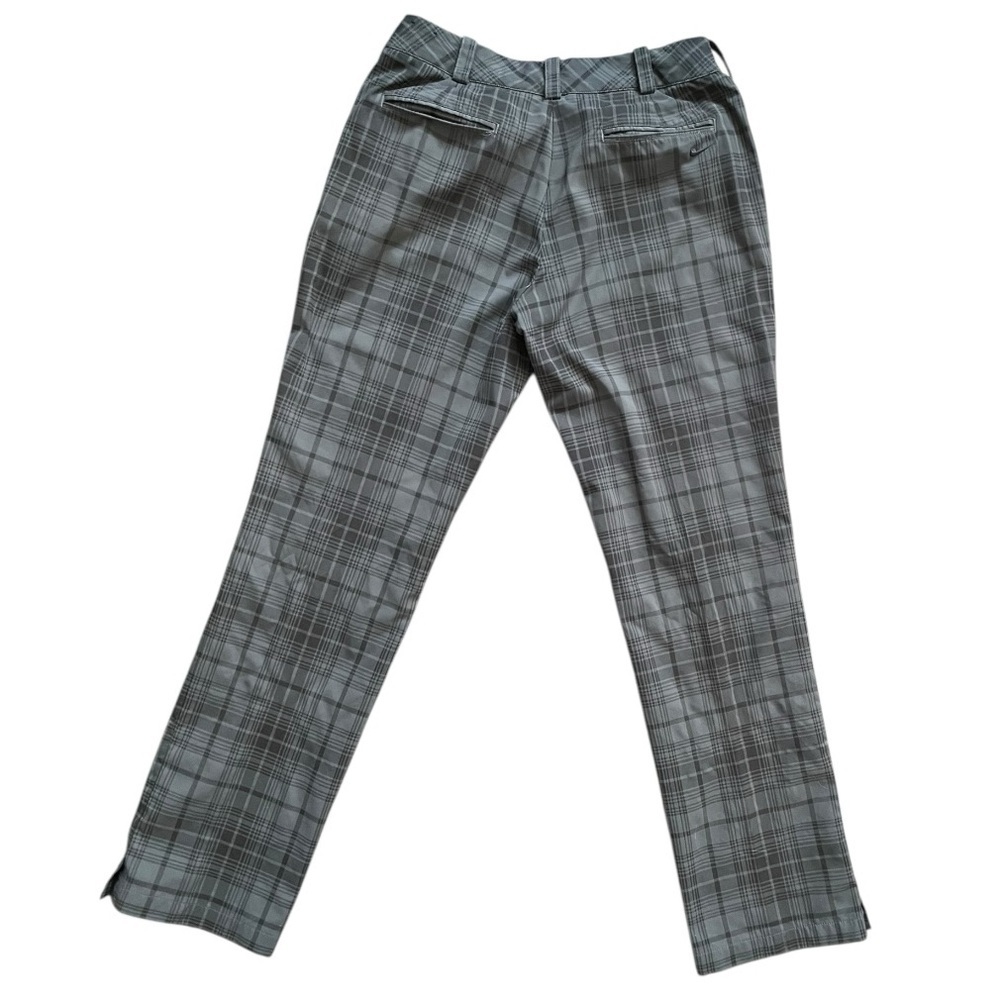 Nike Women's Sz 6 Gray Plaid Golf Tour Performance Golfing Dri-Fit active sports - Picture 4 of 6
